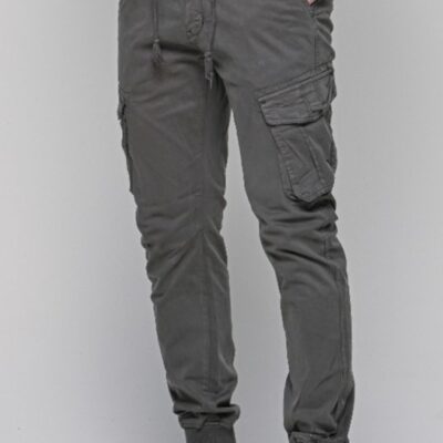 Γκρι Cargo Παντελόνι με Λάστιχο